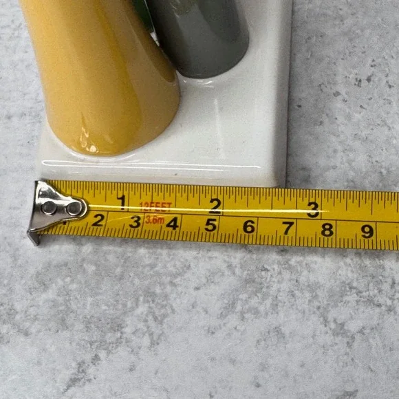 Chive Pooley Modern Colorful Ceramic Bud Vases Flower 8 Tube Arrangement Vase - Picture 8 of 11